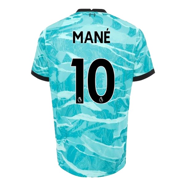 Maillot Football Liverpool NO.10 Mane Exterieur 2020-21 Bleu